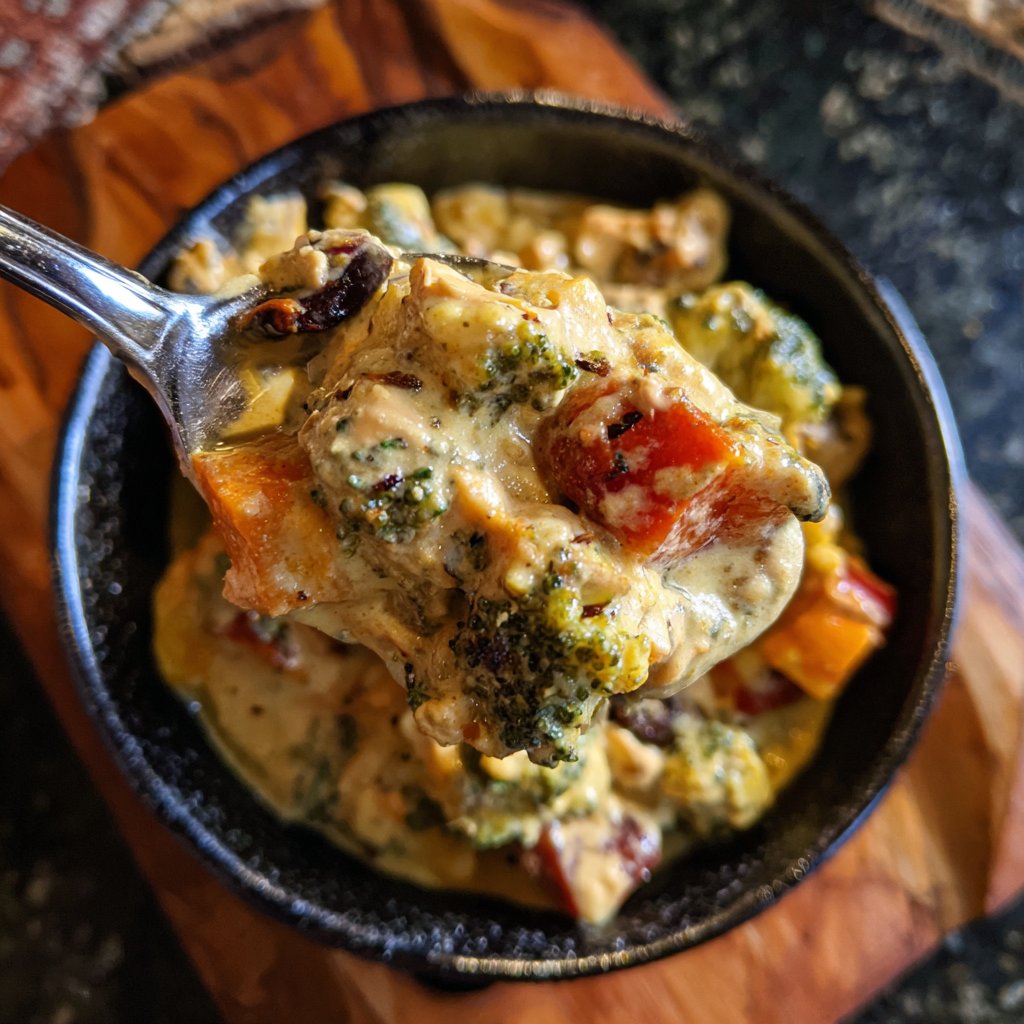 Gemüsecurry mit Erdnuss