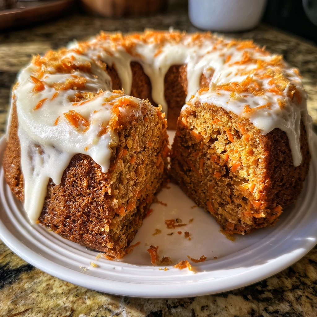 Gesunder Kuchen mit Karotte