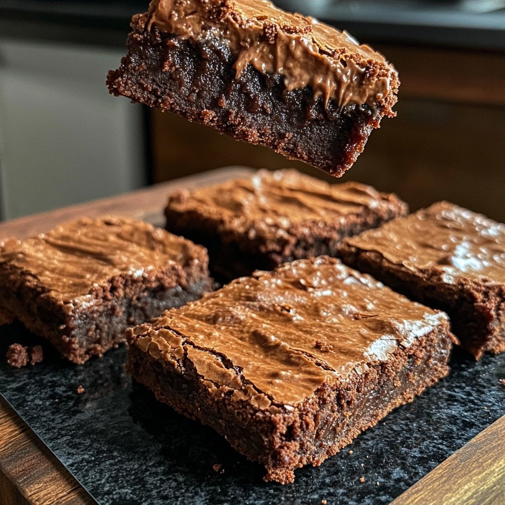 Fudgy Chewy Browkies (Brookies)