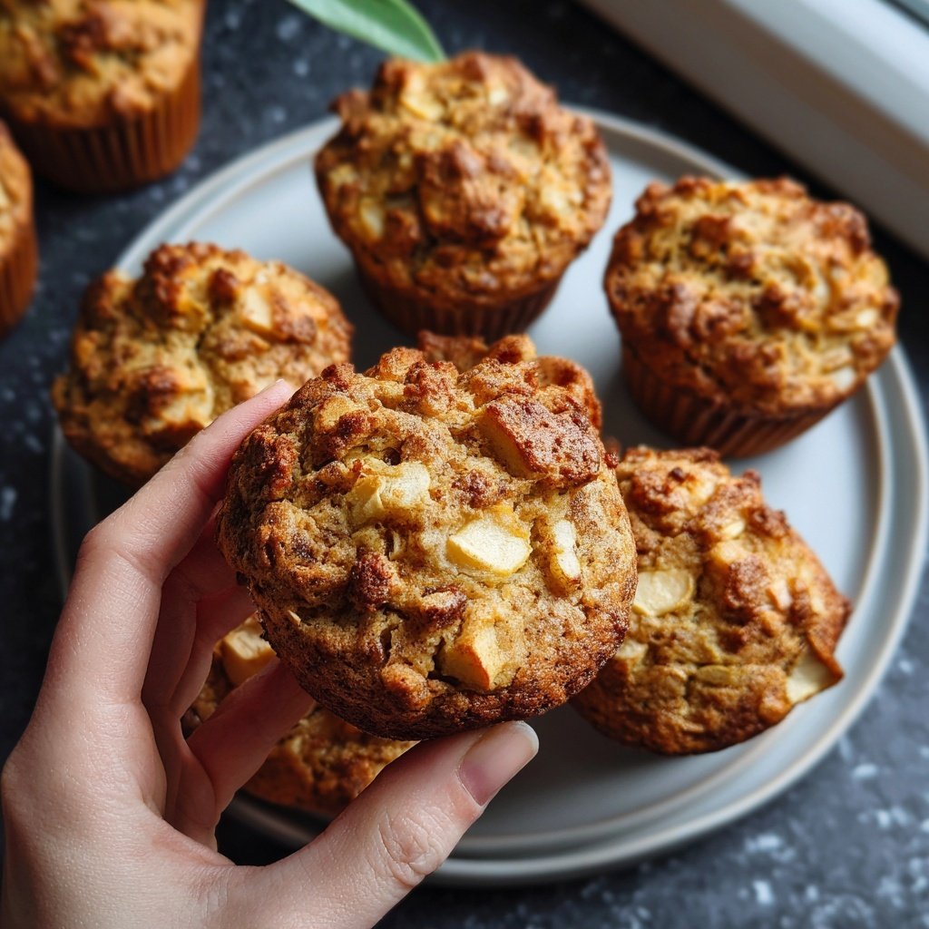 Muffins mit Apfel und Zimt