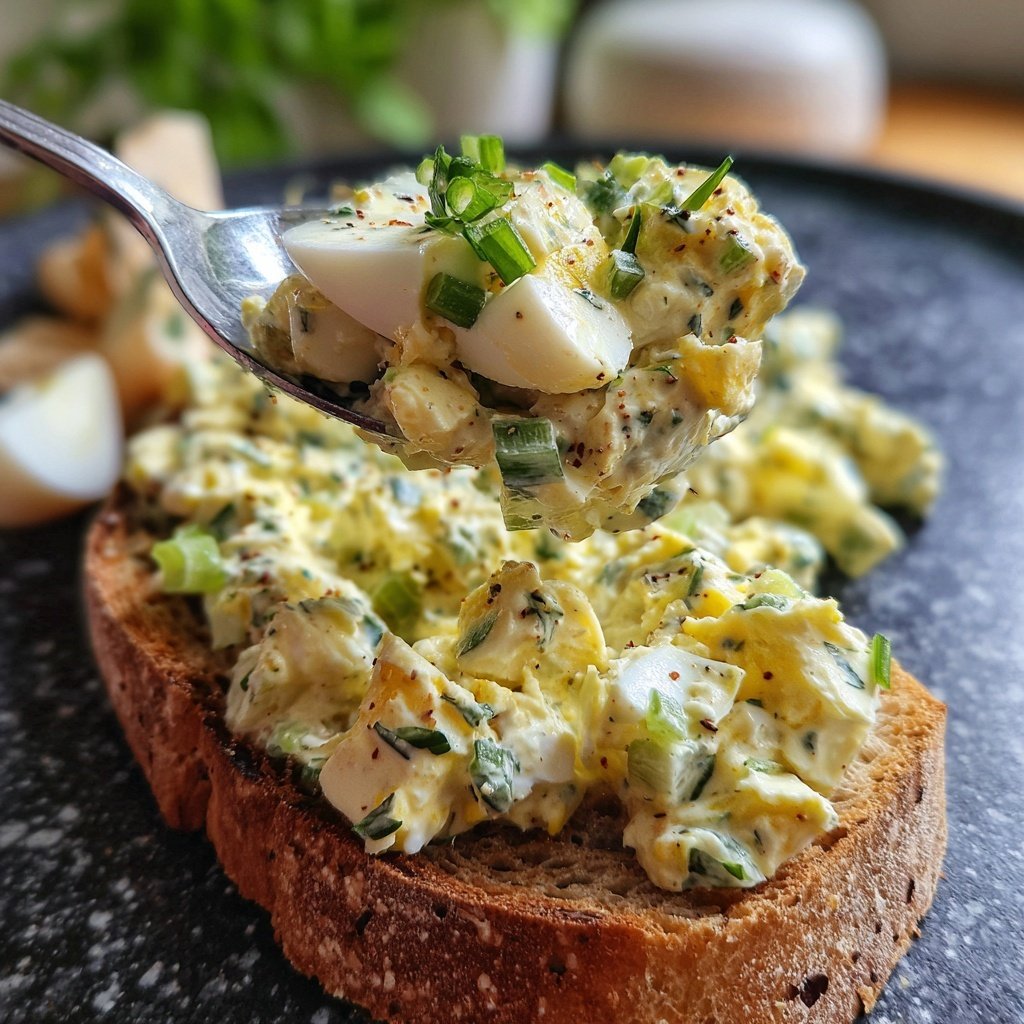 Schnell & Einfach 10-Minuten-Eiersalat mit Joghurt