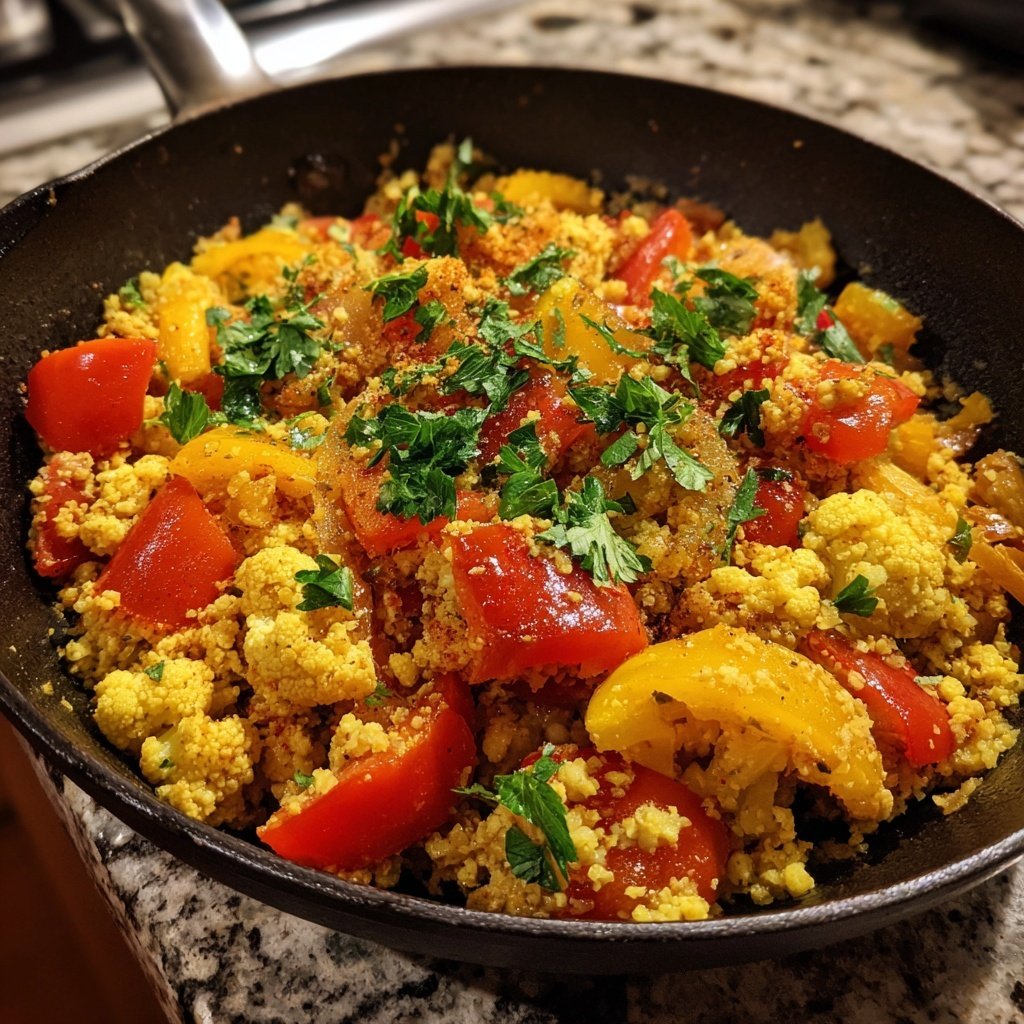 Blumenkohl Reis Pfanne