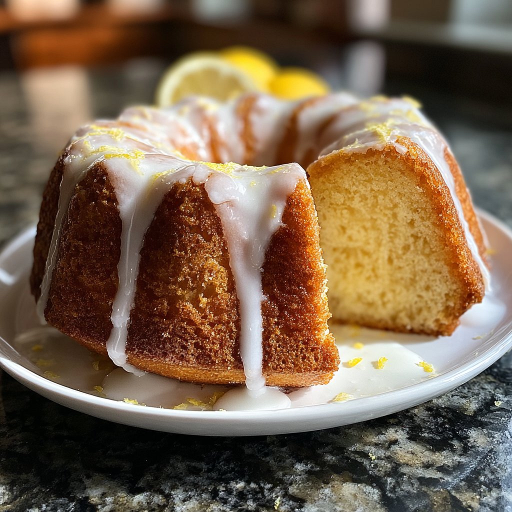 Zitronenkuchen ohne Haushaltszucker