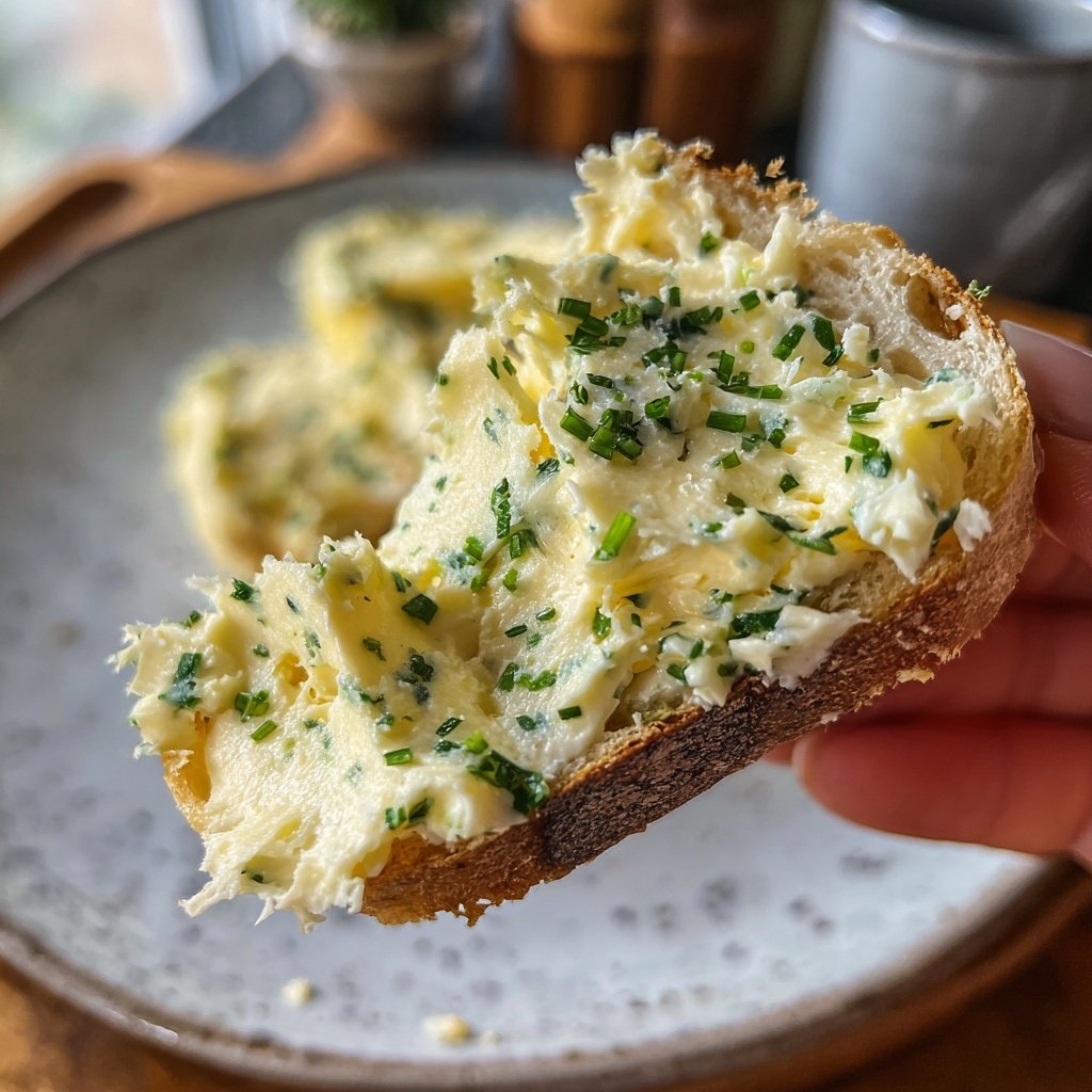 Kräuterbutter Mit Knoblauch Und Salz