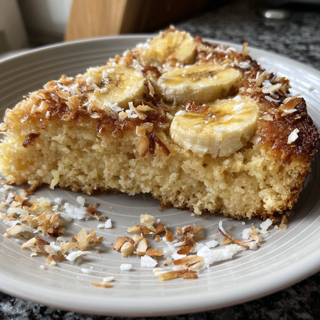 Bananenkuchen mit Kokos