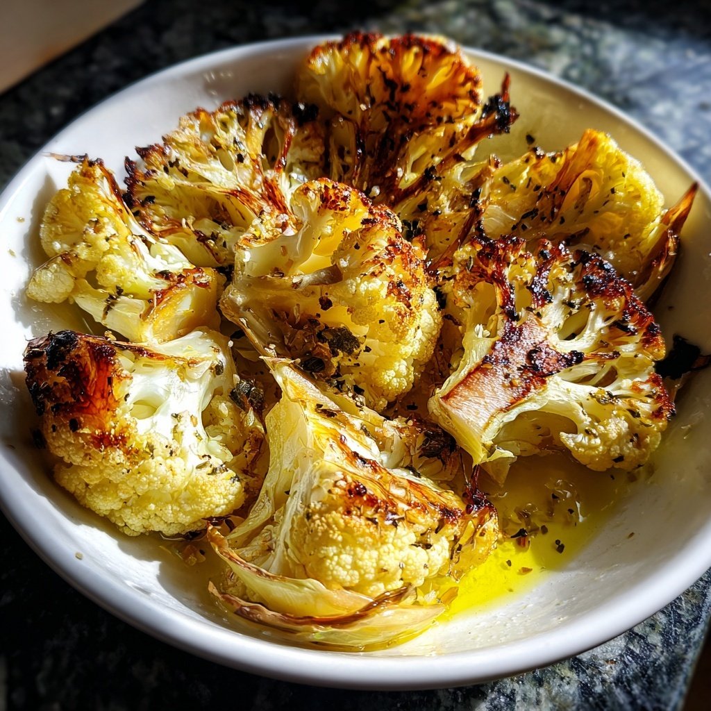 Blumenkohl mit Olivenöl