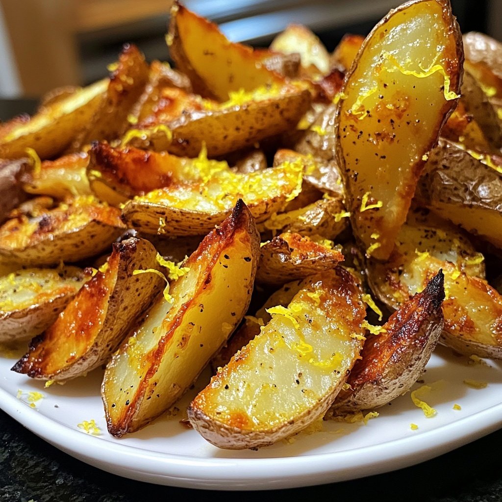 Ofenkartoffeln mit Zitronenschale