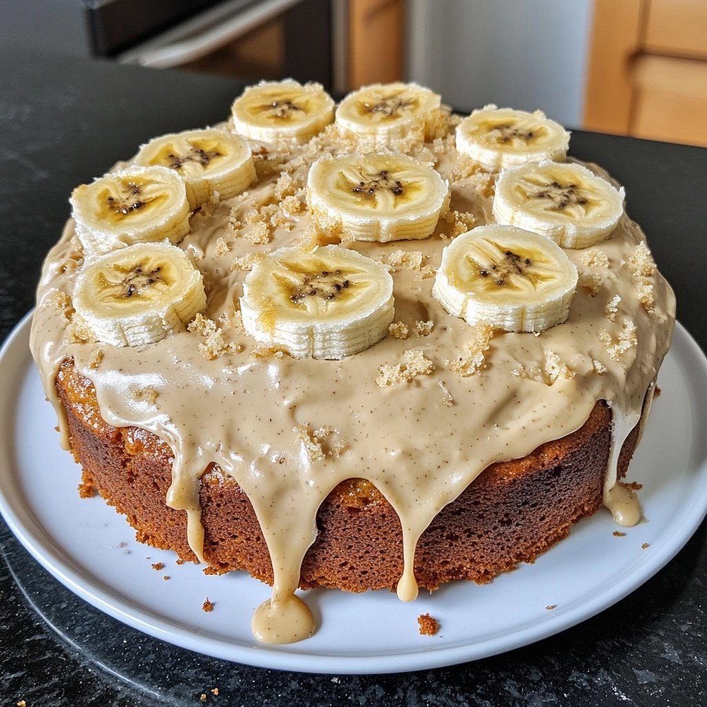 Bananenkuchen mit Frischkäse Frosting