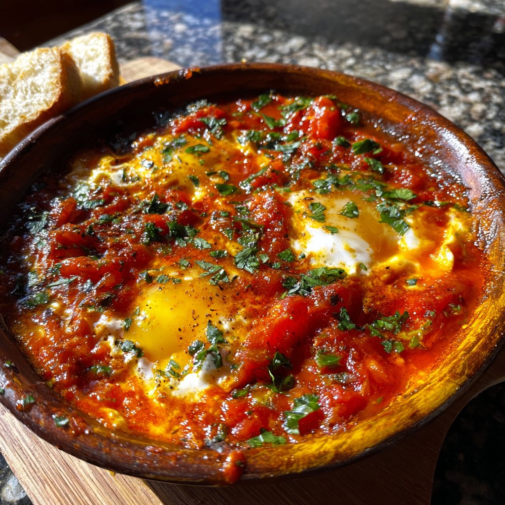 Shakshuka mit Knoblauch
